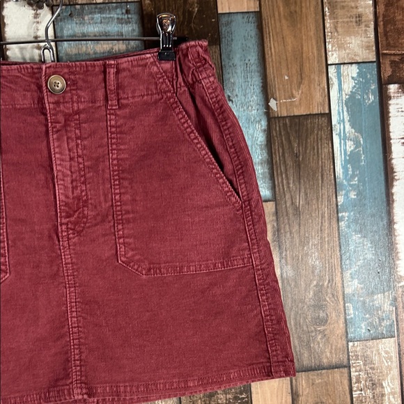 American Eagle Outfitters Red Mini corduroy Skirt - Picture 5 of 14